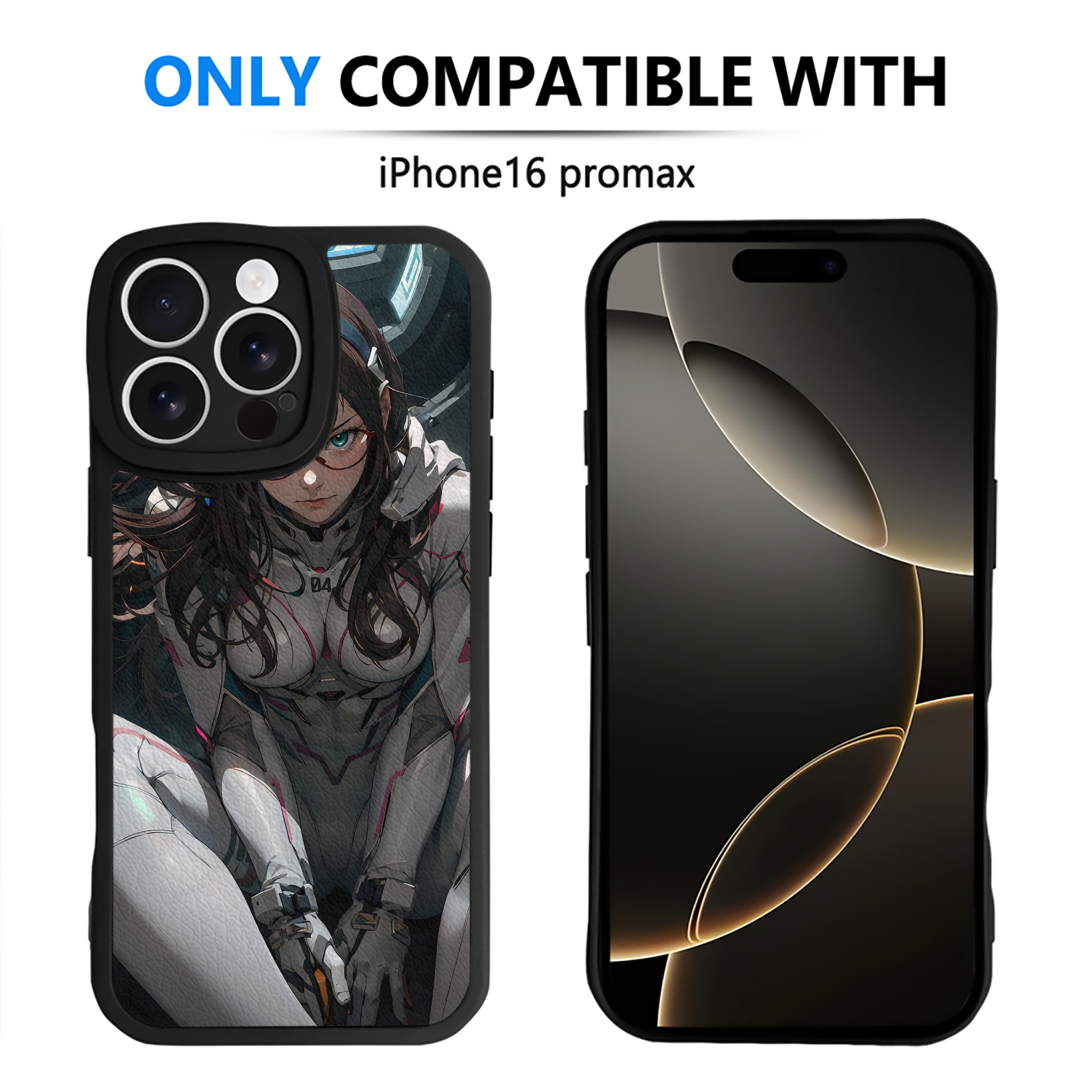 （画像用） EVA 新世紀エヴァンゲリオン 【iPhone 16シリーズ対応】シリコンスマホケース（レザー調） 材質：シリコン